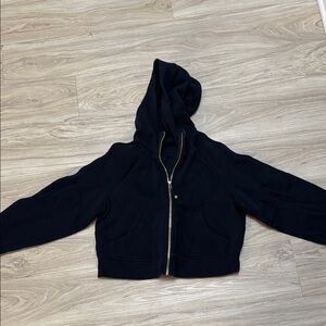 Lululemon Scuba Oversized Full Zip Hoodie (navy with Gold Hardware)